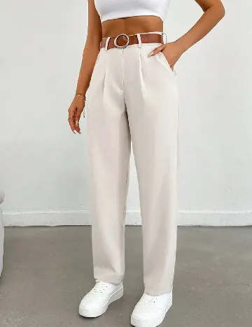 Pantaloni SHEIN, alb