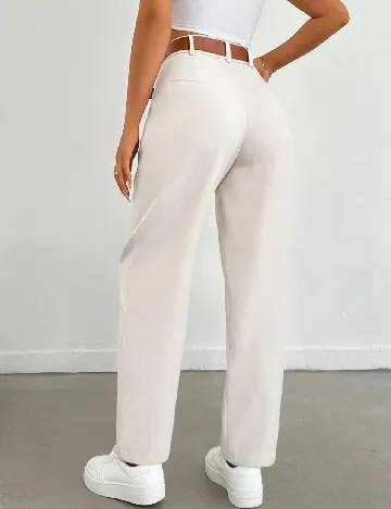 Pantaloni SHEIN, alb