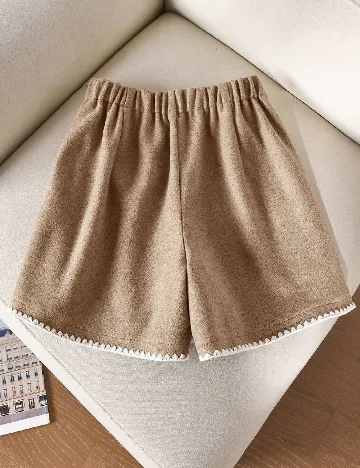 Fusta pantalon SHEIN CURVE, bej