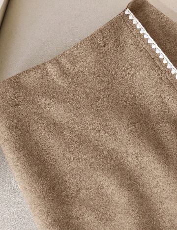 Fusta pantalon SHEIN CURVE, bej