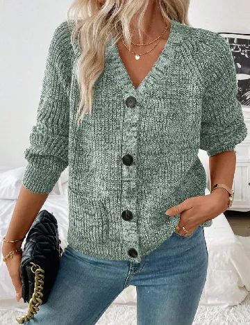 Cardigan SHEIN, verde