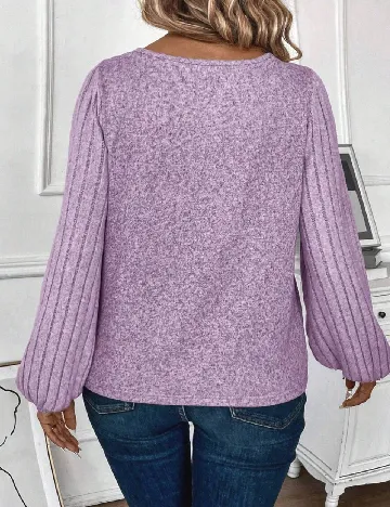 Bluza SHEIN CURVE, mov