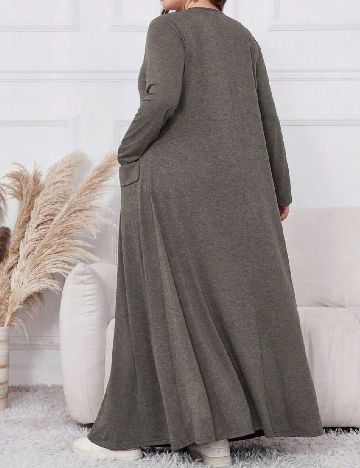 Rochie lunga SHEIN CURVE, gri