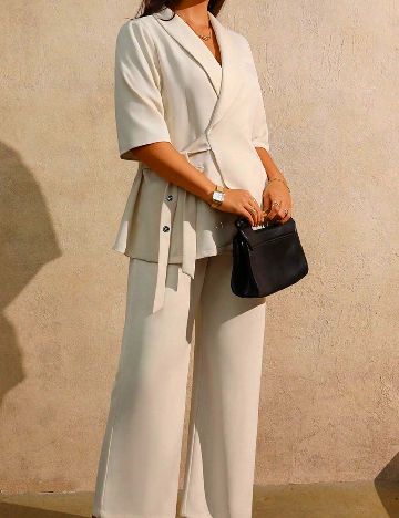 Sacou SHEIN CURVE, crem