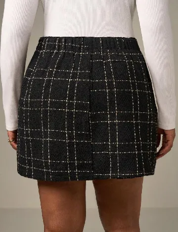 Fusta pantalon SHEIN CURVE, negru