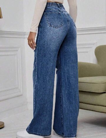 Blugi SHEIN CURVE, albastru