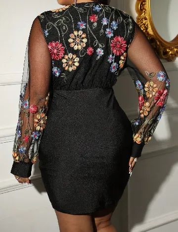 Rochie scurta SHEIN CURVE, negru