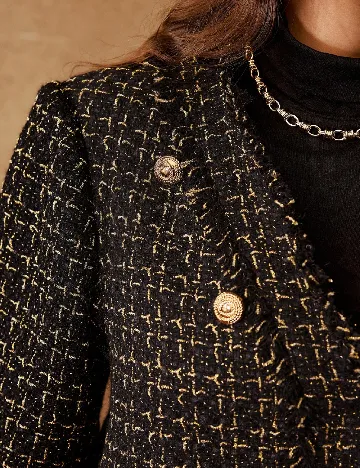 Jacheta MOTF Plus Size, negru