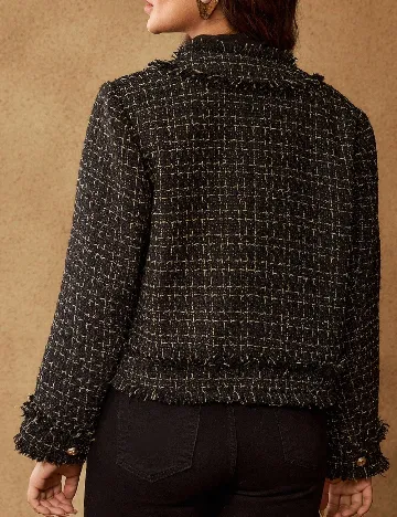 Jacheta MOTF Plus Size, negru