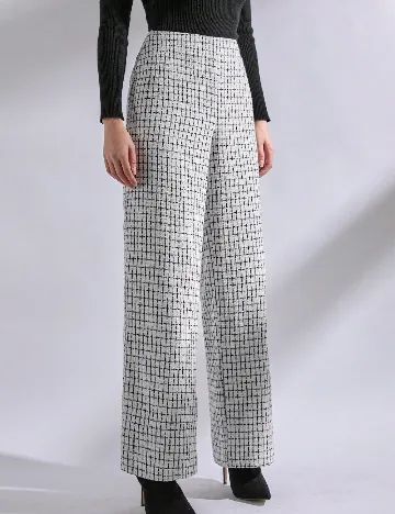 Pantaloni SHEIN, alb