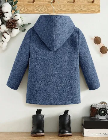 Jacheta de ploaie Shein Kids, albastru