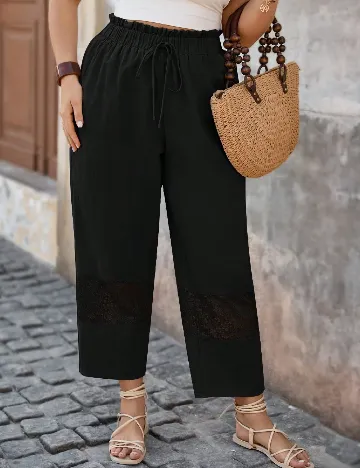 Pantaloni SHEIN CURVE, negru