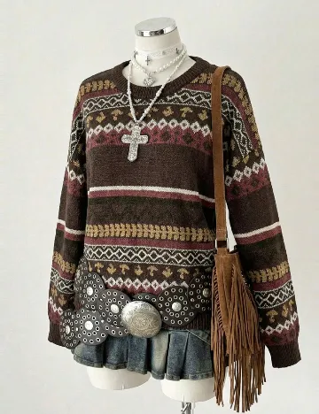 Bluza Romwe Plus Size, mix culori