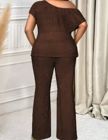 Compleu SHEIN CURVE, maro