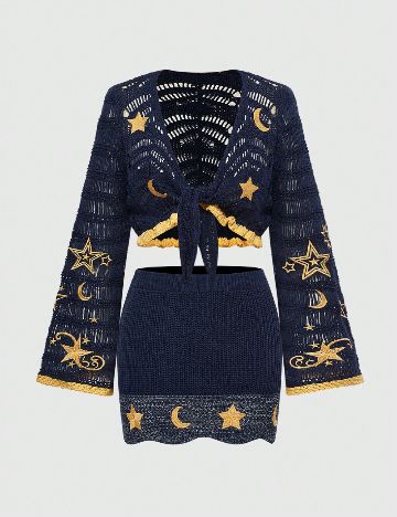 Compleu Romwe, bleumarin