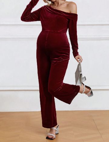 Salopeta SHEIN Maternity, visiniu