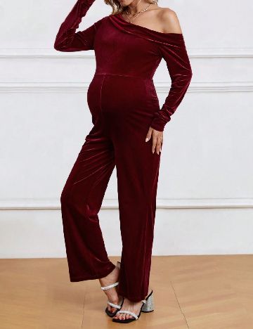 Salopeta SHEIN Maternity, visiniu