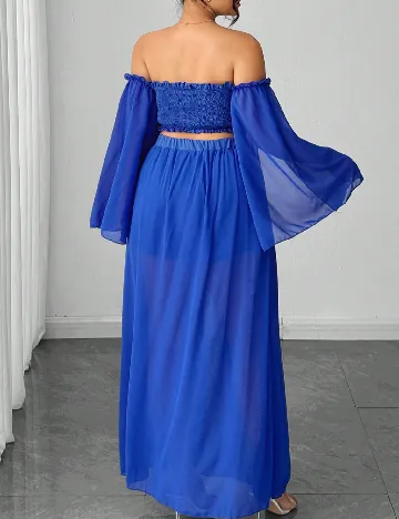 Compleu SHEIN CURVE, albastru