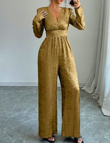 Salopeta SHEIN, auriu