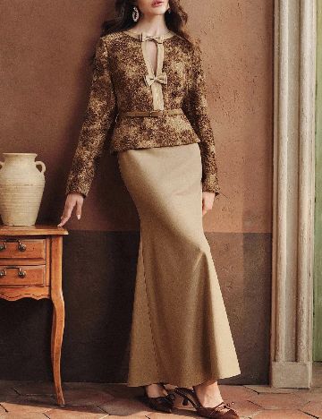 Rochie lunga Anewsta, maro