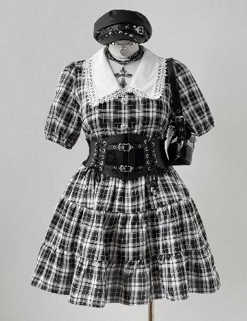 Rochie scurta SHEIN CURVE, negru