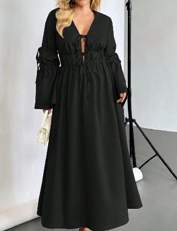 Rochie lunga SHEIN CURVE, negru