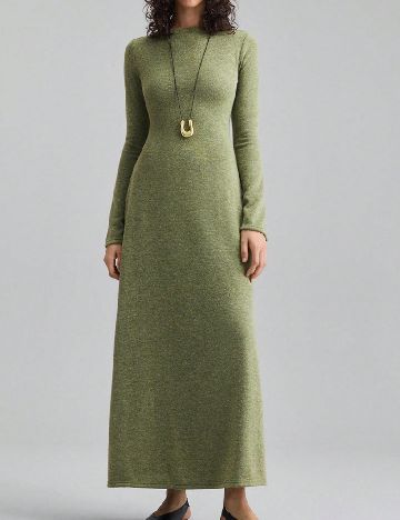 Rochie lunga SHEIN, verde