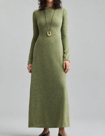 Rochie lunga SHEIN, verde