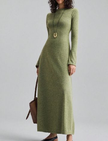 Rochie lunga SHEIN, verde