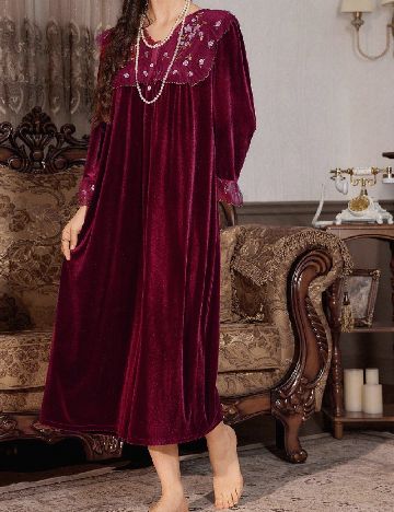 Rochie de noapte SHEIN, visiniu