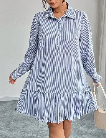 Rochie scurta SHEIN CURVE, albastru