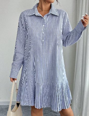 Rochie scurta SHEIN CURVE, albastru