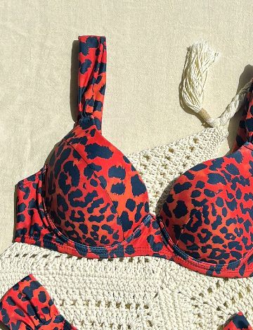 Costum de baie SHEIN, rosu