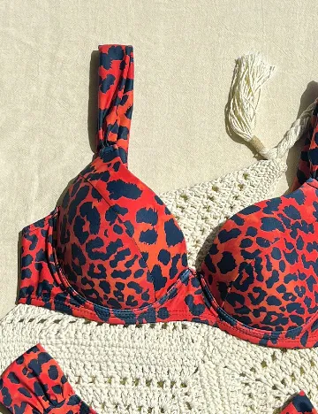 Costum de baie SHEIN, rosu