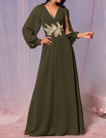 Rochie lunga SHEIN, verde