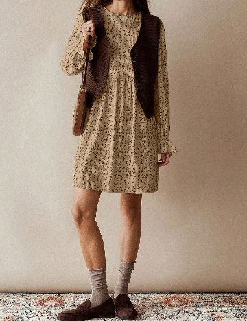 Rochie scurta SHEIN, maro