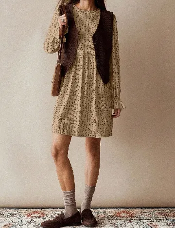 Rochie scurta SHEIN, maro