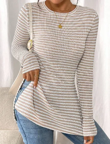 Bluza Shein Kids, crem