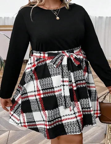 Rochie scurta SHEIN CURVE, mix culori