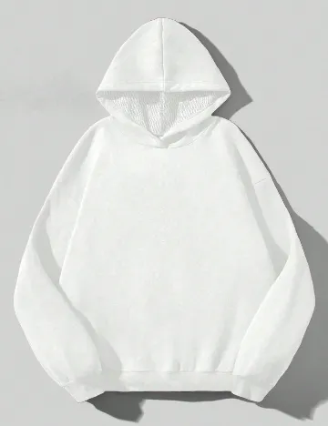 Hanorac SHEIN CURVE, alb