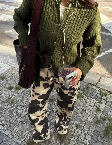 Cardigan SHEIN, verde