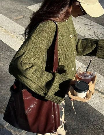 Cardigan SHEIN, verde