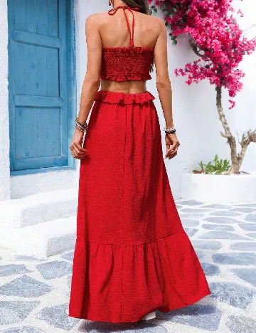 Rochie lunga SHEIN, rosu