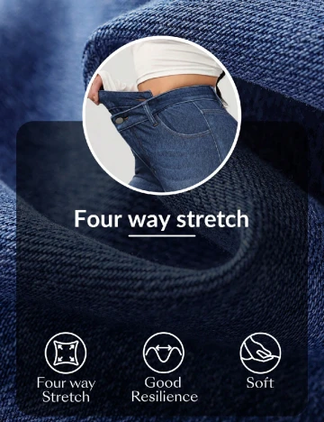 Pantaloni SHEIN, albastru