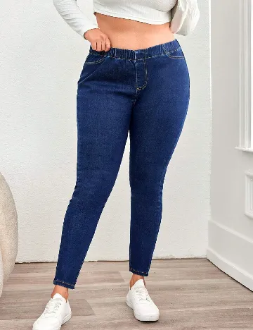 Blugi SHEIN CURVE, albastru