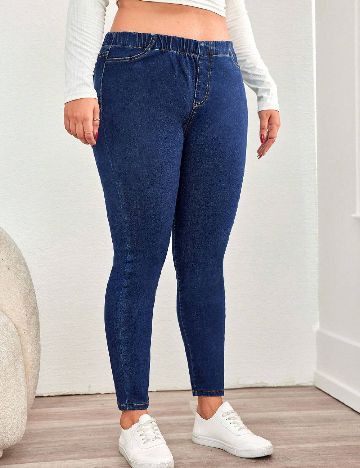 Blugi SHEIN CURVE, albastru