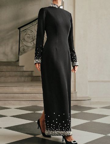 Rochie lunga Anewsta, negru