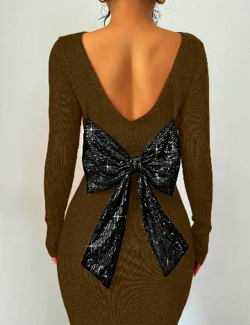 Rochie medie SHEIN, kaki