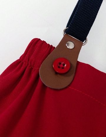 Compleu Shein Kids, alb/rosu