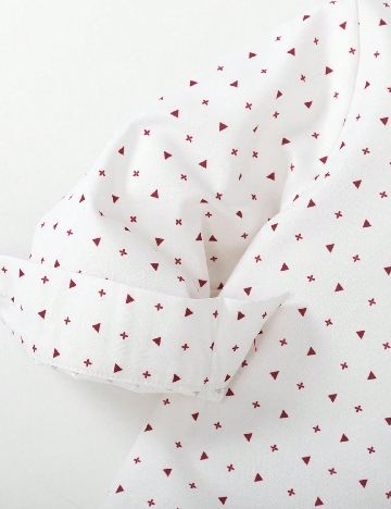 Compleu Shein Kids, alb/rosu